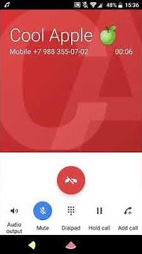 Sony Xperia XA1 Incoming call / Screen video