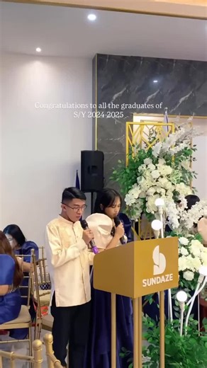 Yung first time ko mag emcee tapos sa formal occasion (Graduation Ceremony) pa🫶🏻 #congratulations🎉 #Graduation2025