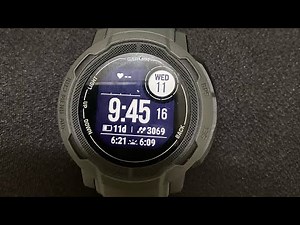 Garmin instinct 2 : using the pulse oximeter