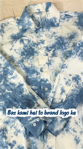 Tie-dye light blue shirt #tiedye #fashionblogger #india #btand #shirt ￼