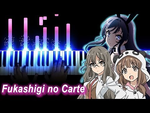 【FULL】Seishun Buta Yarou wa Bunny Girl Senpai no Yume wo Minai ED - "Fukashigi no Carte" (Piano)