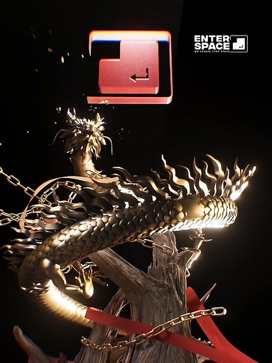 Khởi động năm rồng! #fyp #viral #tiktokgiaitri #cgi #blender