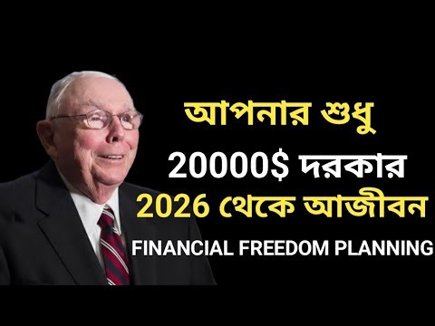 2026 Financial Freedom Planning Bangla | Charlie Munger Guide | Why Everything Change After $20,000