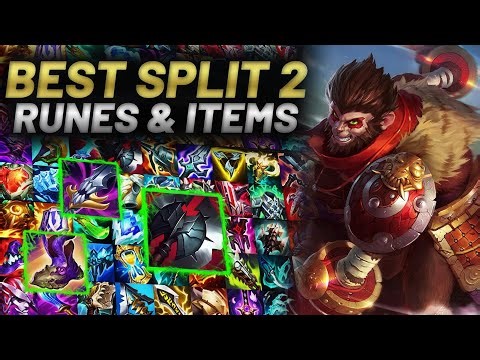 Season 2024 SPLIT 2 Best Runes & Items for Wukong! | League of Legends Wukong Top Lane