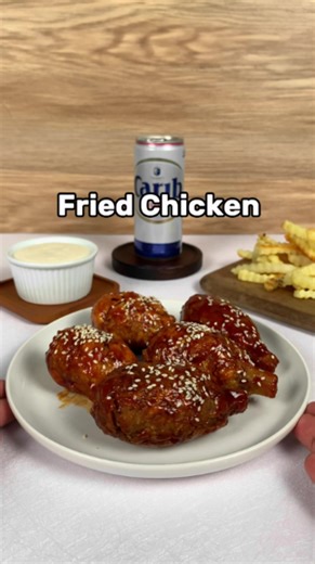 Plant based fried meat that tastes like the real thing