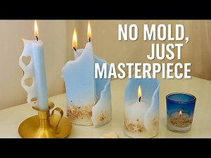 No Mold, Just Masterpiece – Stunning DIY Candle Making