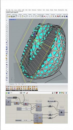 Grasshopper Tutorial (Parametric Building) #shorts