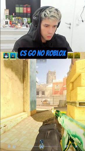 CS GO NO ROBLOX É BOM DMS!! #robloxgameplay #roblox #counterstrike2 #fypbrasil #csgo