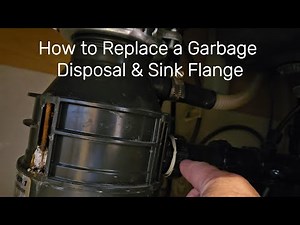 How to Replace a Garbage Disposal & Sink Flange
