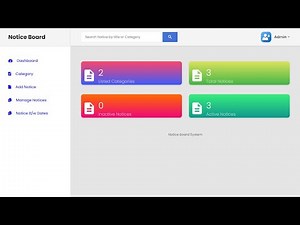 Notice Board Management Script