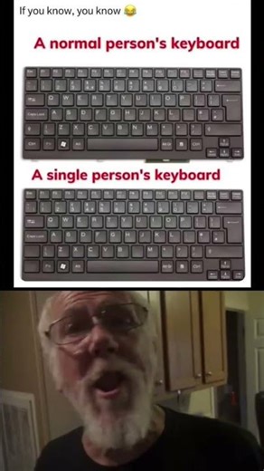 #angstSingle vs Normal Keyboard 😂 Only Legends Understand This Meme