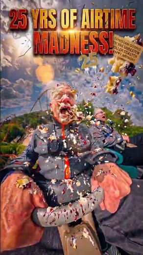 🎂 25 YRS OF AIRTIME MADNESS! 😱 My sanity left the chat! Expedition GeForce #shorts #rollercoaster