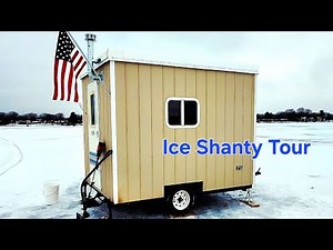 DIY Wheel House Ice Shanty Tour