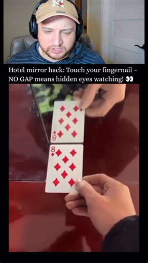 David Ralph Rubino on Instagram: "Hotel mirror hack"