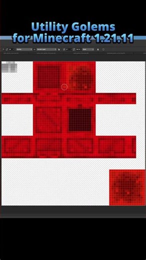 Re-texturing #minecraft Copper Golems for my Mod #utilitygolems #modding #gaming #blockbench