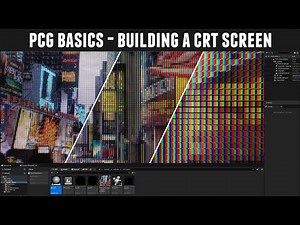 Building a CRT Screen with PCG in Unreal