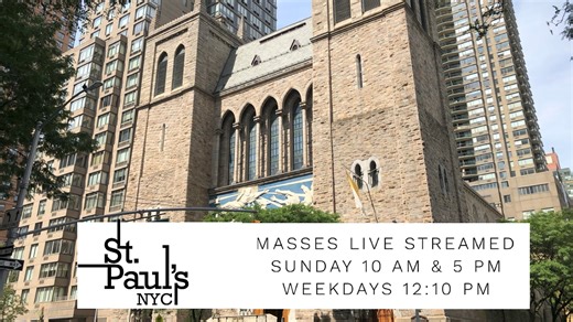 THIS WEEK IN SACRED SONG: "A Rightful Place" by Steve Angrisano. This piece is a favorite of our 5PM Inspirit Ensemble. We hope you enjoy it! | Church of Saint Paul The Apostle, NYC