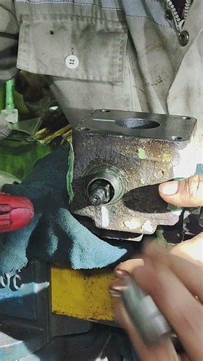 perbaikan lever control winch