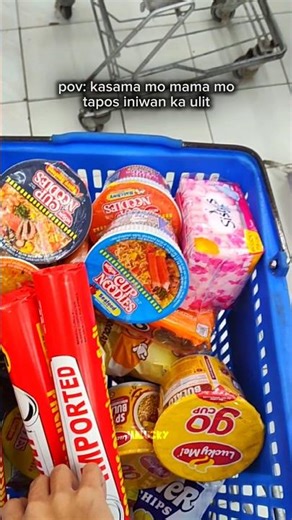 Me nung ni left-out ni mother sa store 😆 #pov #funny #relate #mother #grocery #janluckyph