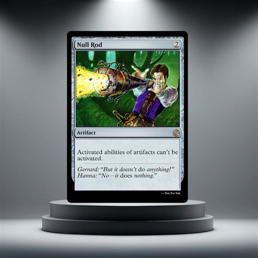 Null Rod Proxy Card - Custom MTG Playtest Card - Etsy