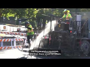 Microsurfacing with the Portland Bureau of Transportation