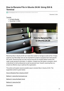 How to Rename File in Ubuntu 2404 Using GUI  Terminal - SlideServe