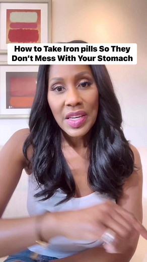 This is a common side effect of iron pills, y’all- stomach issues. Try these hacks to reduce symptoms! #iron #ironpill #anemia #irondeficiency #IronDeficiencyAnemia | Dr. Jen Caudle