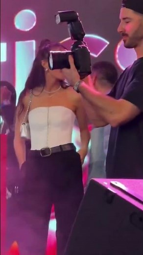 Cardi B performs Outside with Travis Scott vibing at the back #cardib #travisscott