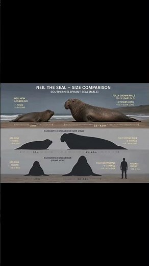 The Life & Journey of Neil the southern elephant seal 🦭 #neiltheseal