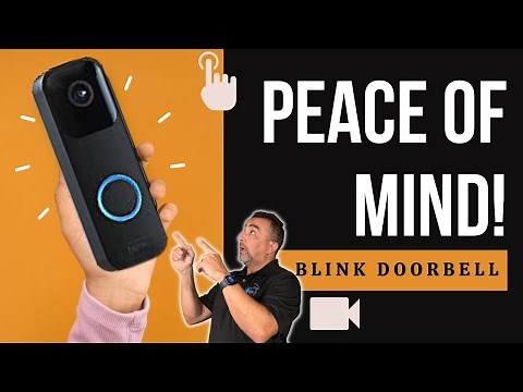 Blink Video Doorbell With Two-way audio & HD video