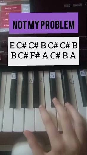 Laila - not my problem piano tutorial