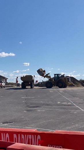 The Ditch Plains dune reconstruction began on Thursday at first light. The project will see around 20,000 cubic yards of sand placed — at a rate of about 1,000 cubic yards per day — on the dune. This is the second of a two-phase process that began last year with a beach nourishment. | 27east