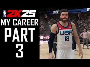 NBA 2K25 - My Career - Gameplay Walkthrough - Part 3 - "Playing For The Nation"