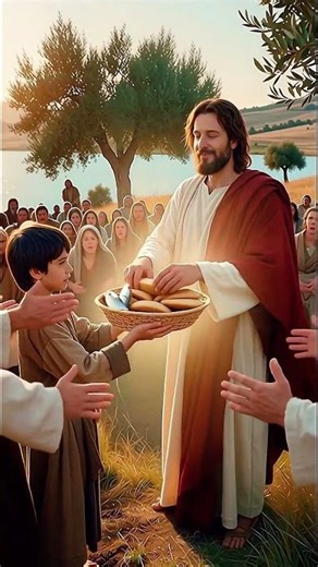A Boy's Small Offering Became a Miracle #jesus #faith #shorts