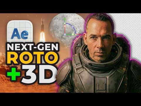 After Effects Compositing in Minutes! Roto + Blend 3D Objects Flawlessly