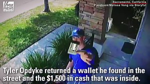 A good deed in California: A teenager returned a wallet with $1500 cash inside. The woman inside didn't open the door when he knocked because she didn't know him, but said later she felt "sad" that she didn't trust him when he was trying to do something so nice. | Fox News