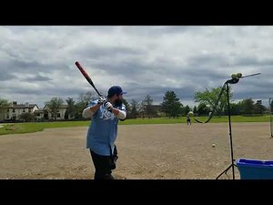 Louisville Slugger Apex Soft Toss Machine Test