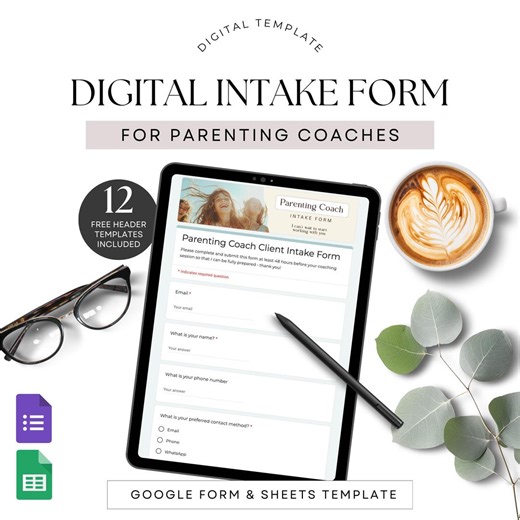 Parenting Coach Client Digital Intake Form, Children Behavioral Coaching Questionnaire, Editable Google Form Onboarding Process Admin - Etsy