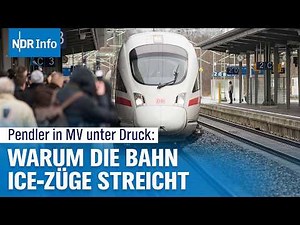 Bahn streicht ICE nach Hamburg - Pendler in MV wütend | NDR Info