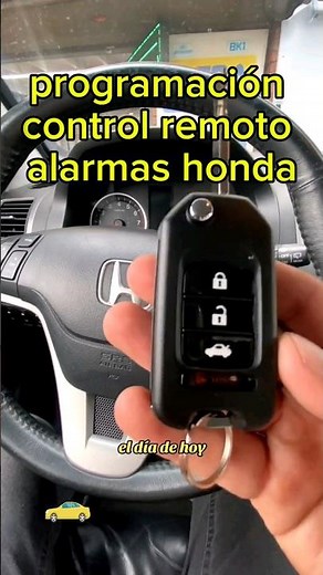 Honda alarm remote control programming