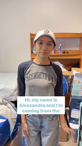 Our newest Hoyas traveled all the way to the Hilltop and are finally unpacked & ready for the school year 🥹💙 | Georgetown University