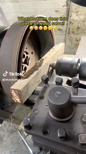 To prevent vibration?#cncmachine #cncmachining #cnc #tools #machine #cncmachinist #cnclathe #fyp @TikTok