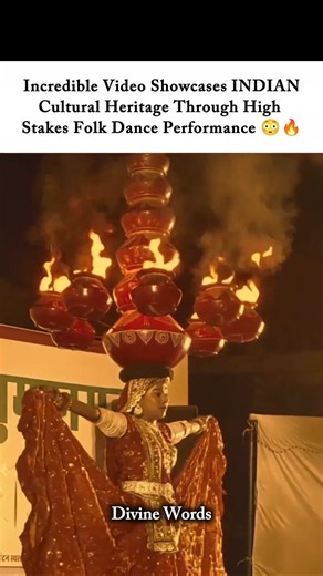 The Incredible Skill of Indian Folk Dance 🇮🇳✨ #rajasthanfolk #culturalheritage #traditionaldance