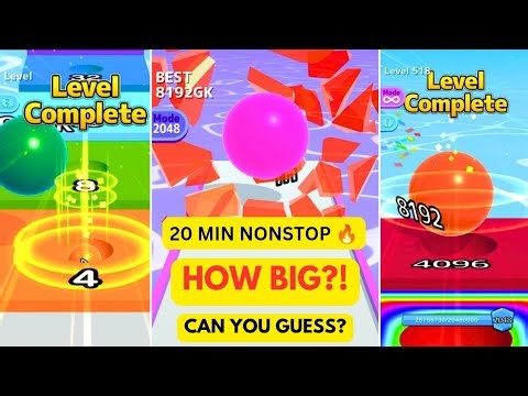 GUESS THE SCORE 😱🔥 Ball Run 2048 vs Infinity Mode vs Ball Run Infinity | 20 MIN NONSTOP! | Max Level