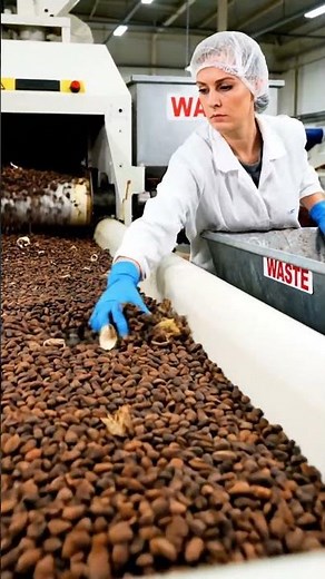 Inside the Chocolate Factory (Full Process) #chocolate #choclatecake