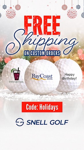 Looking for the perfect gift for the golfer in your life? Whether it’s for family, friends, clients, or your own holiday stocking (we won’t tell ), personalized golf balls make a thoughtful, one-of-a-kind present. ✅ Add names, initials, or logos ✅ Create a memorable holiday gift ✅ Delivered FREE—starting now! Auto applies at checkout! | Snell Golf | Facebook