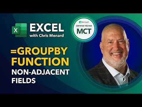 GROUPBY with HSTACK to combine Non-Adjacent columns in Excel