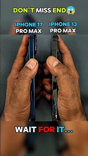 🔥 iPhone 17 Pro Max vs iPhone 13 Pro Max ⚡ Ultimate Speed & Camera Test!#speedtest #trendingshorts