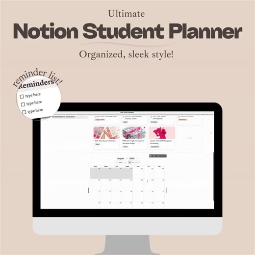 Ultimate Notion Student Planner| Student Success Hub | Customizable Organizer for Students - Etsy