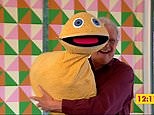 The Big Breakfast hosts erupt in cheers as puppet Zippy makes an appearance
